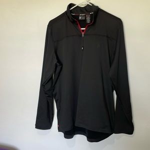 Spyder Active Black/Red Half Zip Jacket